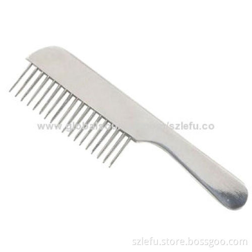 Professional Pet Grooming Comb, Coarse with Handle